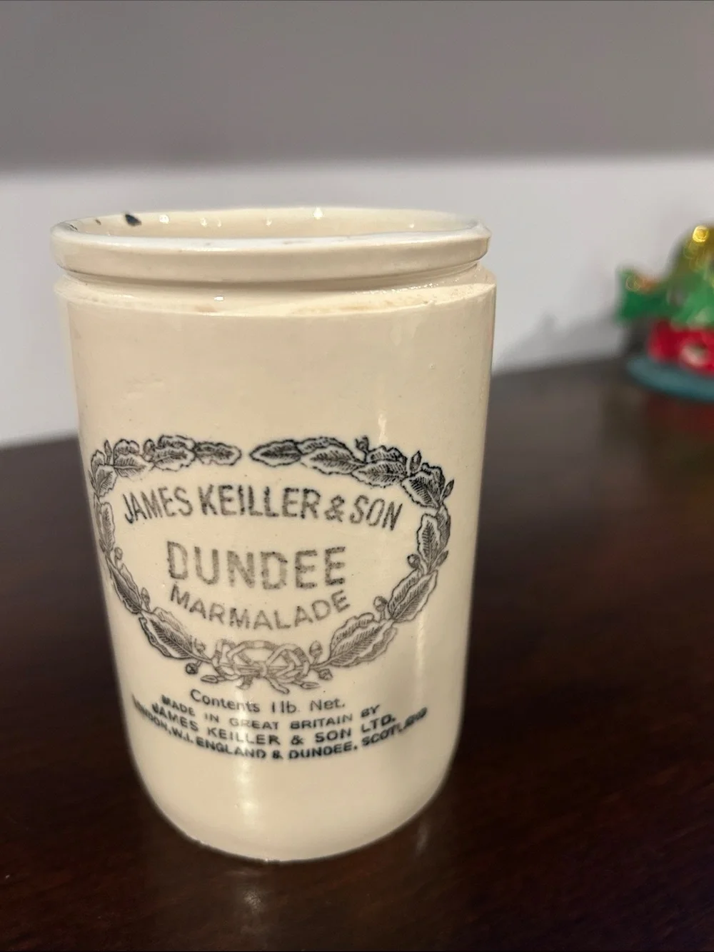 Vintage James Keiller & Son Dundee Marmalade Stoneware Preserve Crock - Picture 5 of 5